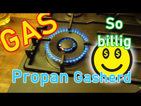 Tipp ► Viel Geld sparen mit Propan Gasherd ► 1 Jahr für 20 - 25 Euro!