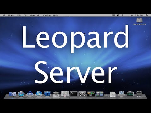 Mac OS X 10.5 Leopard Server Demo