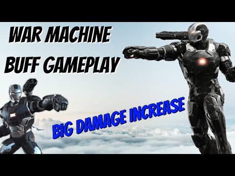New War Machine Buff is Tricky, but PACKS A PUNCH! First Look gameplay!Marvel Contest of Champions