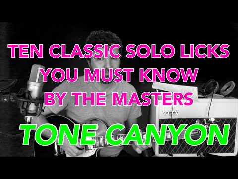 Ten Classic Rock Solo Licks You Must Know