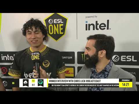 BC CHRIS LUCK INTERVIEW AFTER DEFEAT TI WINNER - PLAYOFF ESL ONE STOCKHOLM MAJOR 2022