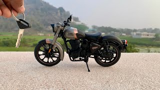 Unboxing of Royal Enfield Classic 350 Scale 1:12 Model Gun Grey | Miniature | DIY |