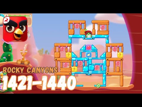 Angry Birds Journey: Levels 1421-1440 (Rocky Canyons) Gameplay - Part 72