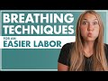 BREATHING Techniques For An EASIER LABOR How To Breathe During Labor Birth Doula Lamaze