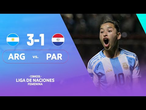 ARGENTINA vs. PARAGUAY | HIGHLIGHTS | CONMEBOL LIGA DE NACIONES FEMENINA