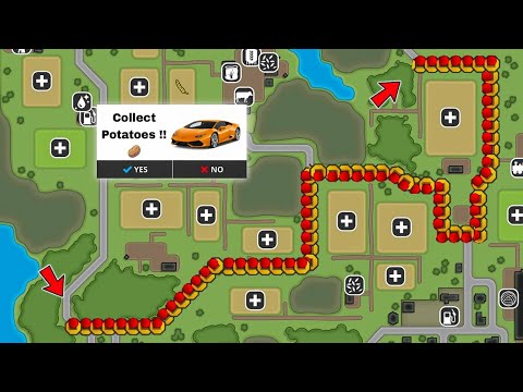 Potato Farming Last Day !! Get Unlimited Money Fs 16 | Farming simulator 16 Gameplay | Timelapse 😎