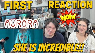 AURORA FIRST TIME COUPLE REACTION to Lucky | Like Watching an Angel Sing!