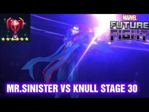 Mr.Sinister vs Knull stage 30 with Mighty Destruction Marvel Future Fight #Histromorphic #mff