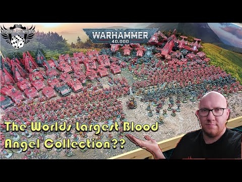 The Biggest Blood Angels Space Marine Collection in the World? PAINTED