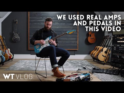 Tracking on an original song using real amps and pedals // WT VLOG