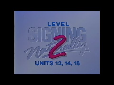 Signing Naturally Level 2 Pdf