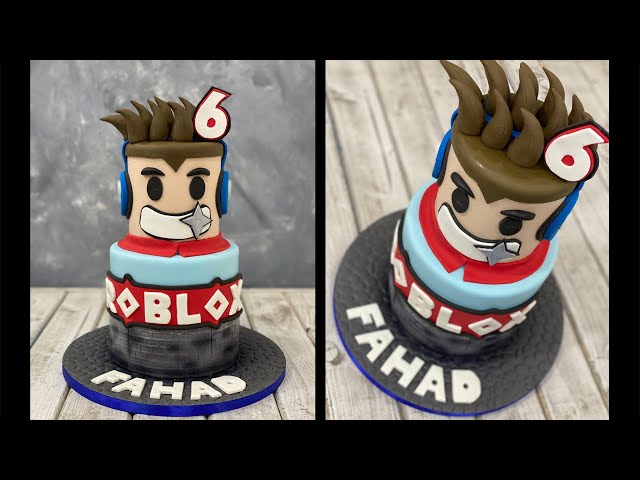 Roblox themed cake Roblox birthday cake, Themed cakes, Roblox cake