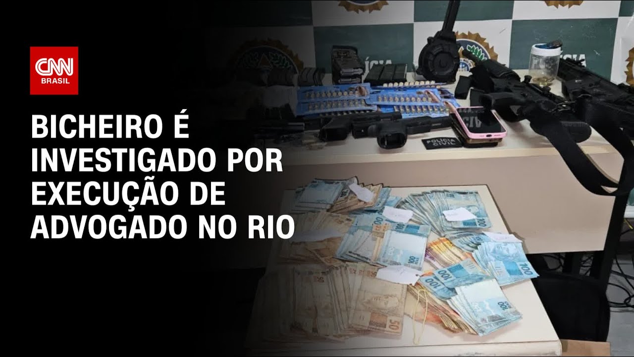 Bicheiro é investigado por execução de advogado no Rio | CNN 360º
