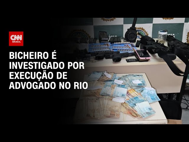 Bicheiro é investigado por execução de advogado no Rio | CNN 360º