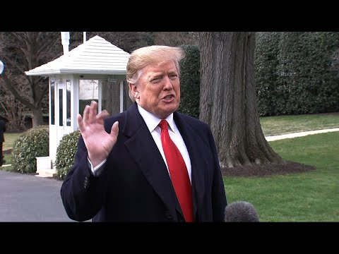 President Donald Trump says it's "ridiculous" that Special Counsel Robert Muller is writing a report to summarize his findings, but says he's looking forward to seeing what it says. (March 20)