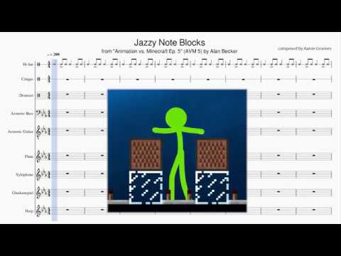 "Jazzy Note Blocks" Sheet Music (& Piano Jam by Aaron Grooves)