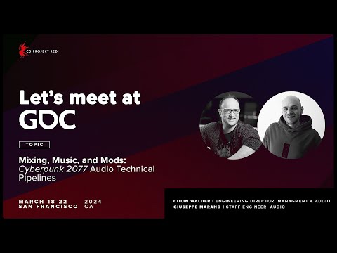 Let's Meet at GDC 2024 | Colin Walder and Giuseppe Marano