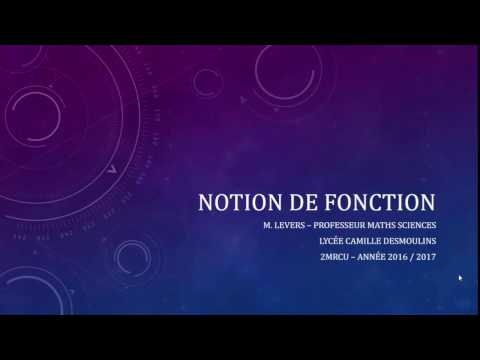 Notion de fonction
