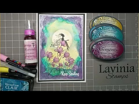 Keep Smiling by Eleana Evans. - A Lavinia Stamps Tutorial