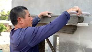 Thi công đắp PHÀO CỬA