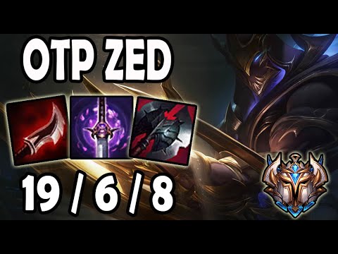 OTP Zed vs Pantheon [ MID ] Lol Challenger Korea
