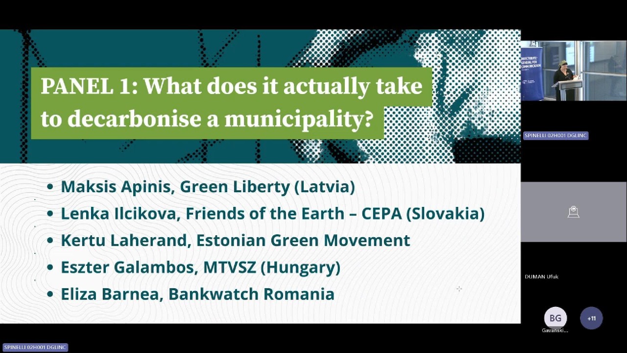 What does it actually take to decarbonise a municipality? | Panel discussion