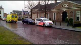 preview picture of video 'Ambulance A1 bij Nederhof te Honselersdijk'
