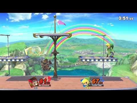 Quickplay Mii Gunner vs Toon Link