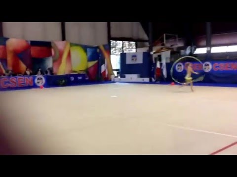 Campionato nazionale ginnastica ritmica CSEN 4 classificata nastro Asd GymmWell