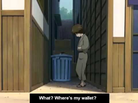 Gintama - Funny Wallet Stealing Scene [Episode 139]