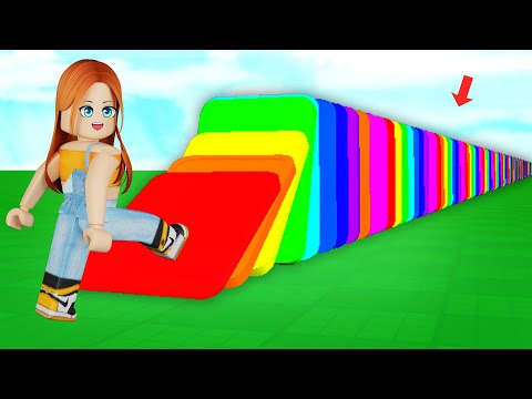 BINUWAL KO ANG MALALAKING DOMINOS | ROBLOX Domino Engine