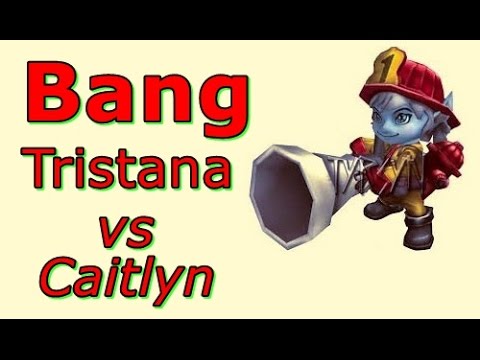 LOL Pro - SKT T1 Bang Tristana vs Caitlyn - Korea SoloQ(Full game)