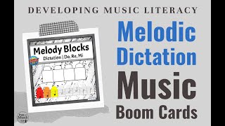 Melodic Dictation Set 3 | Online Activities for Elementary Music Classroom & Distance Learning