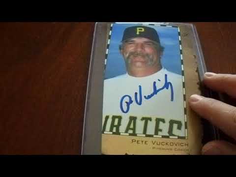 Pete Vuckovich Logan Forsythe Gino Cimoli Harry Walker Autograph Purchase Recap Pittsburgh Pirates