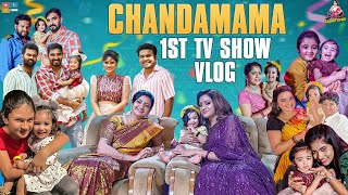 Chandamama 1st TV Show Vlog || Dhanvika Shasha ||