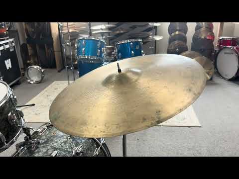 1960s Zildjian A 22" Ride Cymbal 3370g image 5