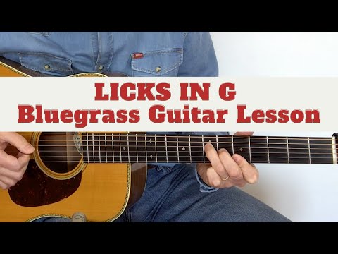 Bluegrass Lead Guitar Licks (Lesson)