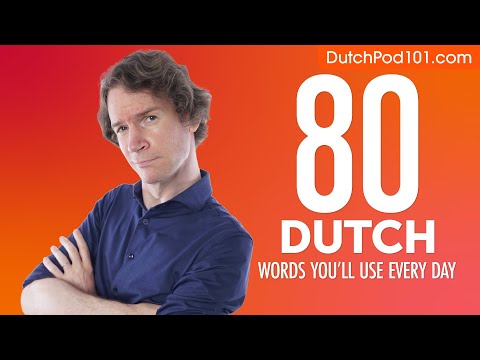 80 Dutch Words You'll Use Every Day - Basic Vocabulary #48