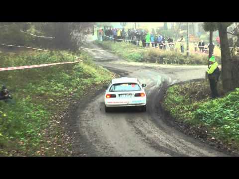 39 Rajd Barbórka Cieszyńska 2013 - Grzegorz Gaś / Bożydar Grzywaczewski - Honda Civic Vti