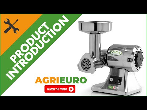 AMA TS8 Electric Meat Mincer - Body in Polished Aluminium - Product introduction