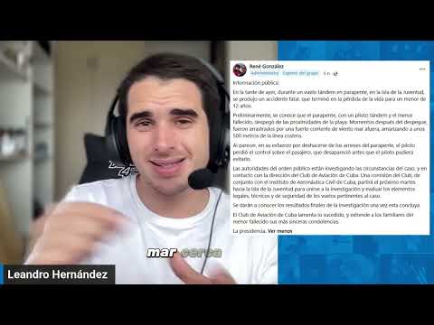 Muere niño de 12 años en la Isla de la Juventud tras un accidente en un vuelo tándem de parapente