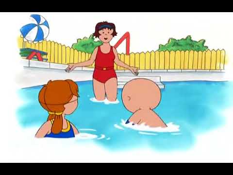 CAILLOU UN NADADOR MUY BUENO