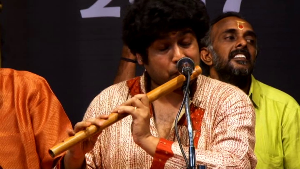 Swathi Sangeethotsavam 2017 - Flute - Amith Nadig - Charukesi 1/2