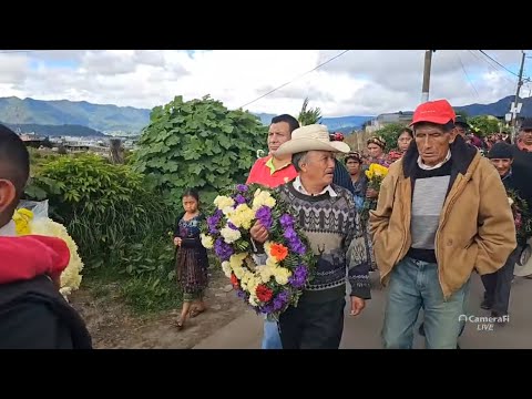 Entrega de Flores y Coronas: Descance en Paz Papá, Concepción Chiquirichapa, Quetzaltenango