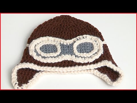 How to Crochet a Aviator Hat