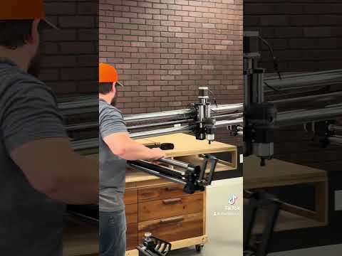 Heavy, but modular.  Onefinity CNCs are the easiest Cnc to set up and use!