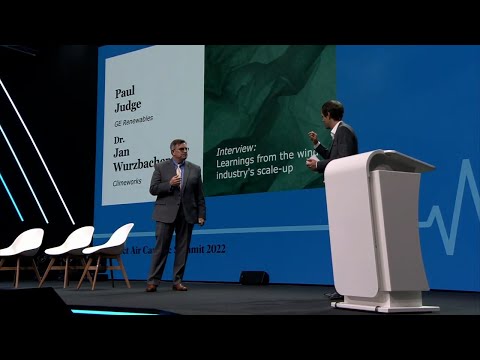 Climeworks' DAC Summit 2022 - Interview with Paul Judge from GE Renewables