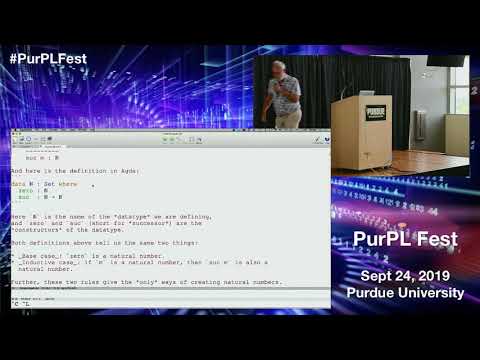 [PurPL Fest] (Programming Languages) in Agda = Programming (Languages in Agda) - Philip Wadler