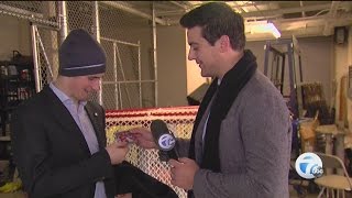 Dylan Larkin gets a surprise: WXYZ's Brad Galli gives the Red Wings 19-year old his first rookie car