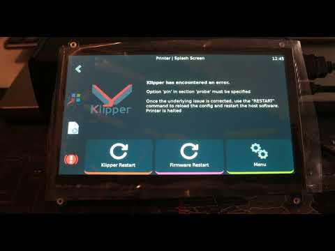 Klipper Multitouch 7" screen install with the BTT Manta M8P and CB1